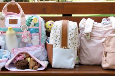 organized diaper bags available