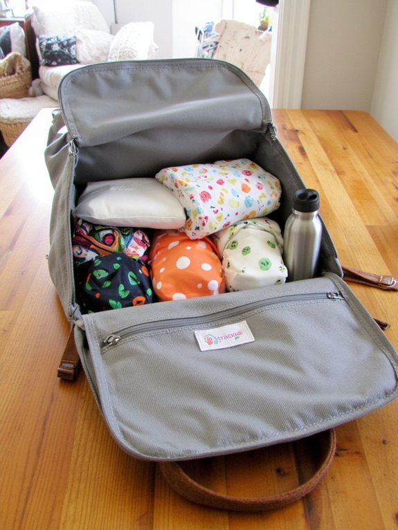 pack cloth diaper essentials