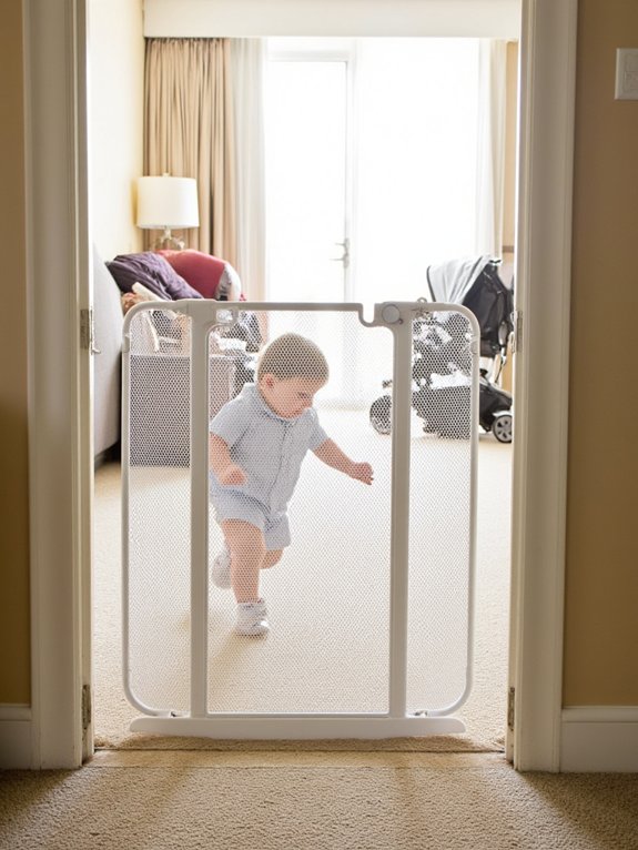 portable baby gate safety