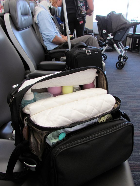 portable hygienic diaper changing