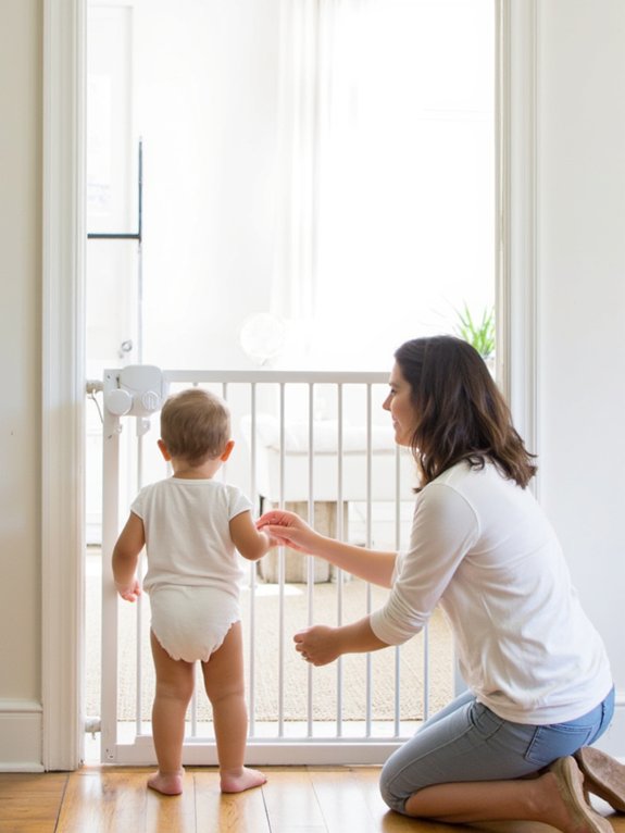 pressure mounted baby gate benefits