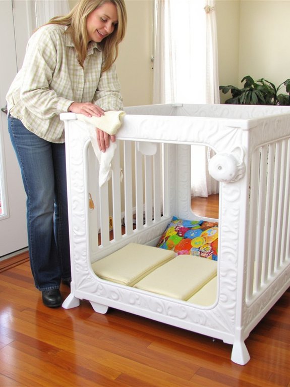 protect hardwood floors safely