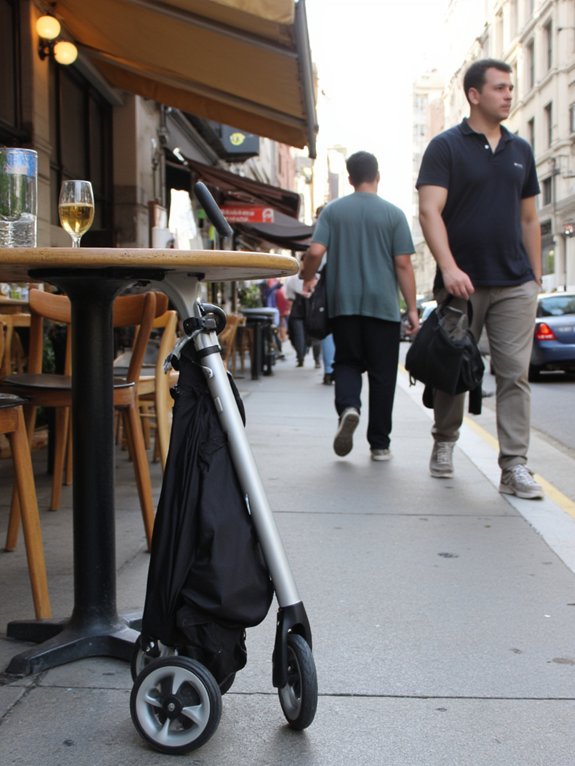 quick easy stroller folding