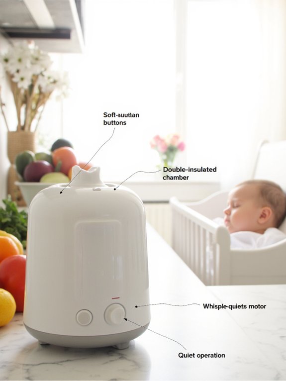 quiet baby food makers