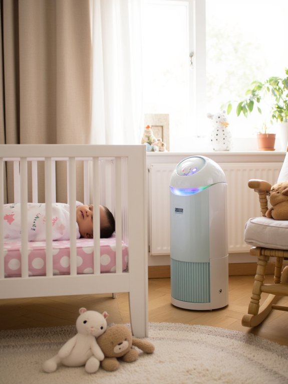 quiet energy efficient nursery purifiers