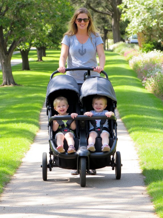 How to Use Double Strollers With Reversible Seats. Double & Triple Strollers