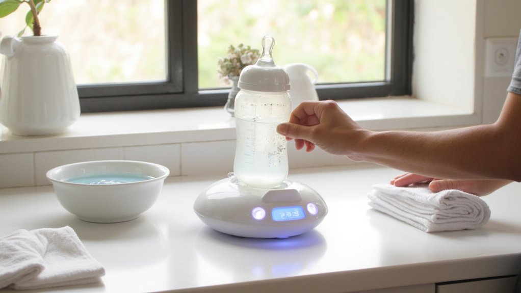 safe baby bottle warming