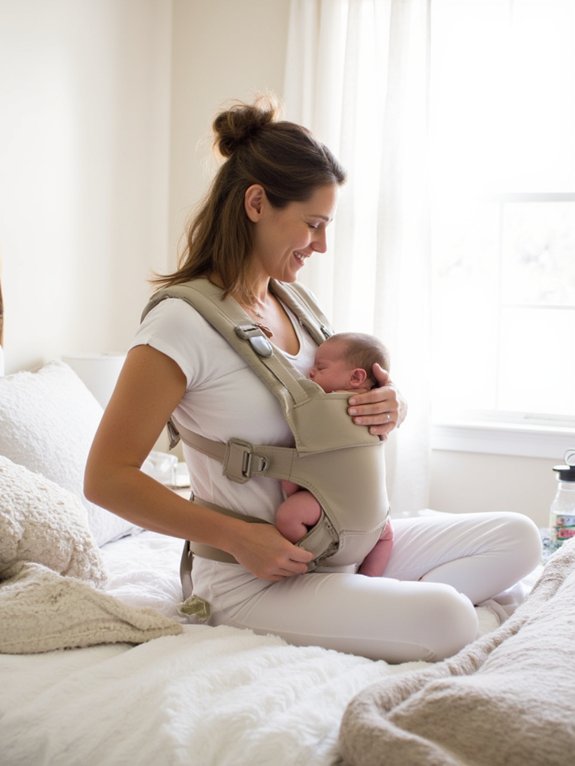 safe babywearing after c section
