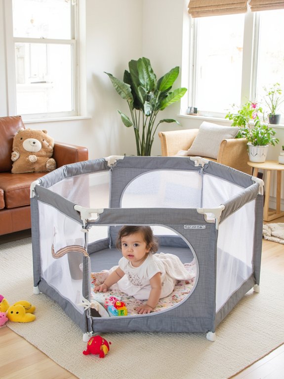 safe breathable indoor playpen