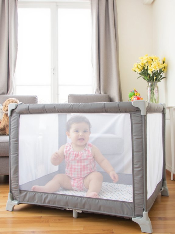 safe playpen safety features