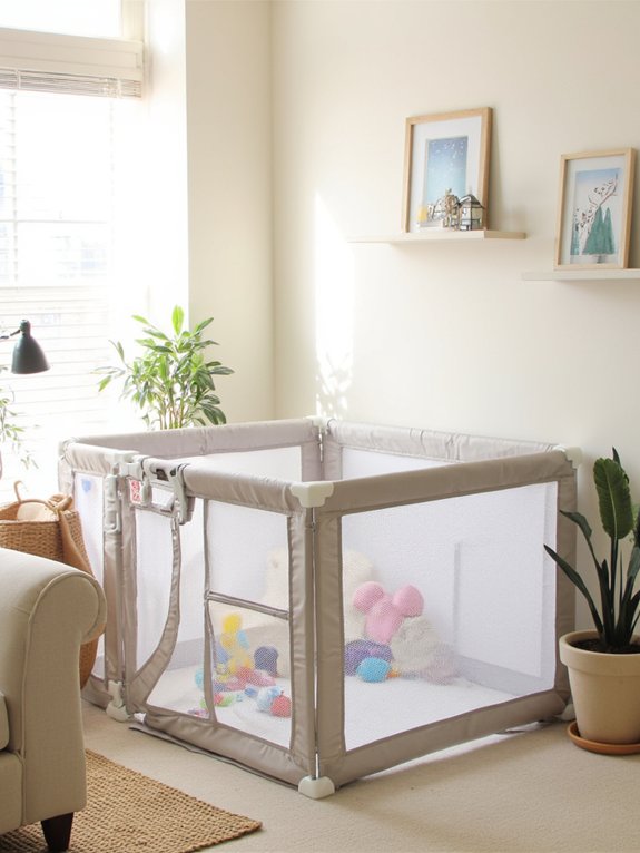 safe spacious playpen selection
