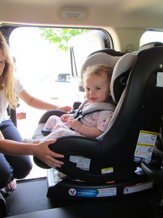 How to Use Rotating Baby Car Seats Safely. Baby Car Seats
