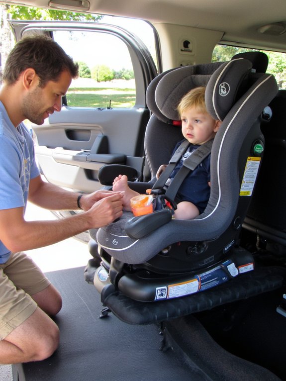 secure car seat installation