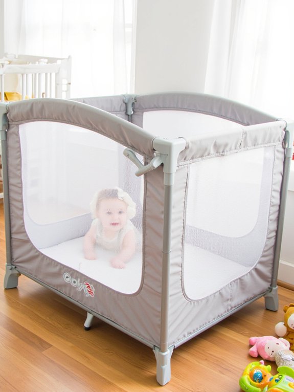 secure playpen locking stability