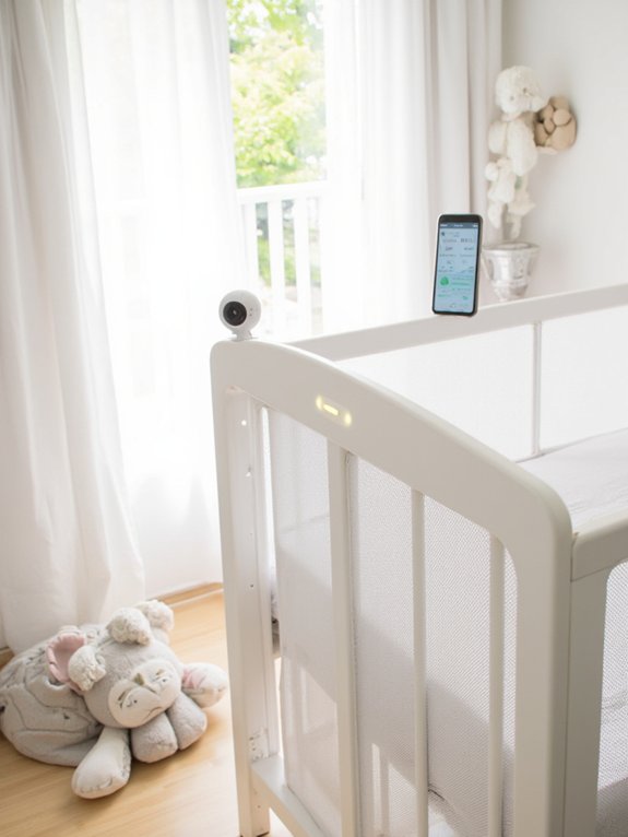 smart monitor compatible crib features