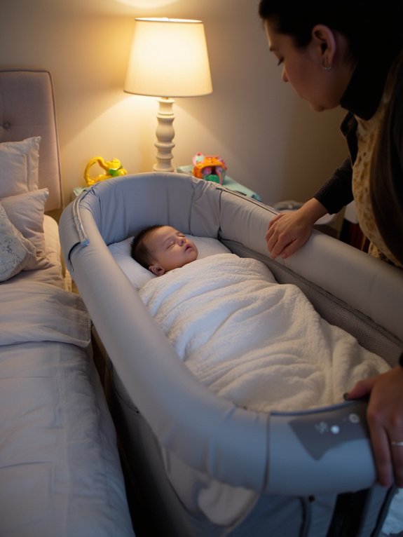 soothing bassinet with convenience