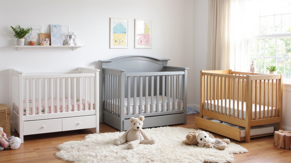 space efficient nursery cribs