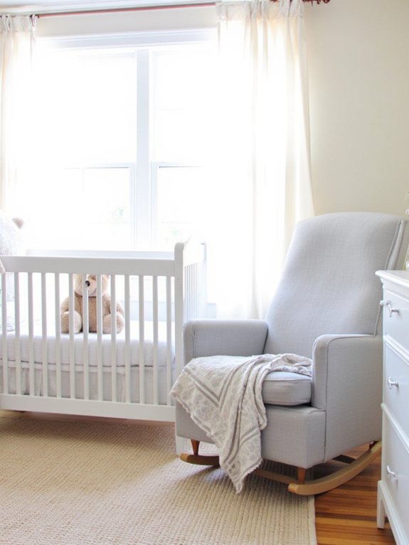 streamlined nursery furniture set