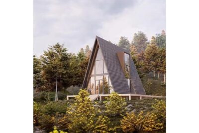 stylish contemporary wooden retreat