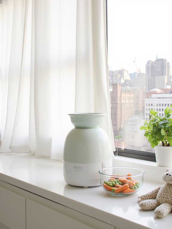 stylish quiet baby food maker