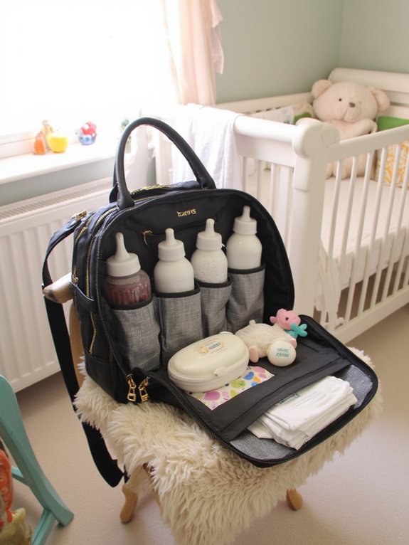 stylish spacious baby bag
