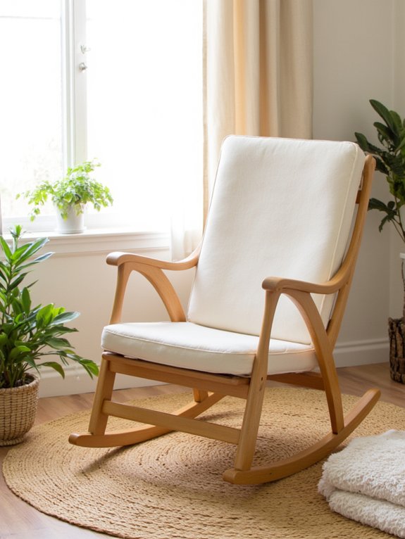 sustainable luxury nursery rockers