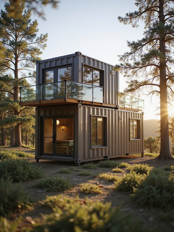 sustainable steel container homes