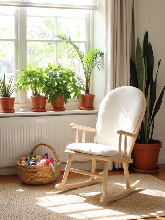 sustainable stylish nursery chairs
