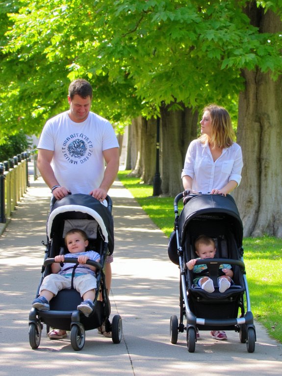 tall parent stroller options