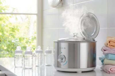 top glass baby bottle sterilizers