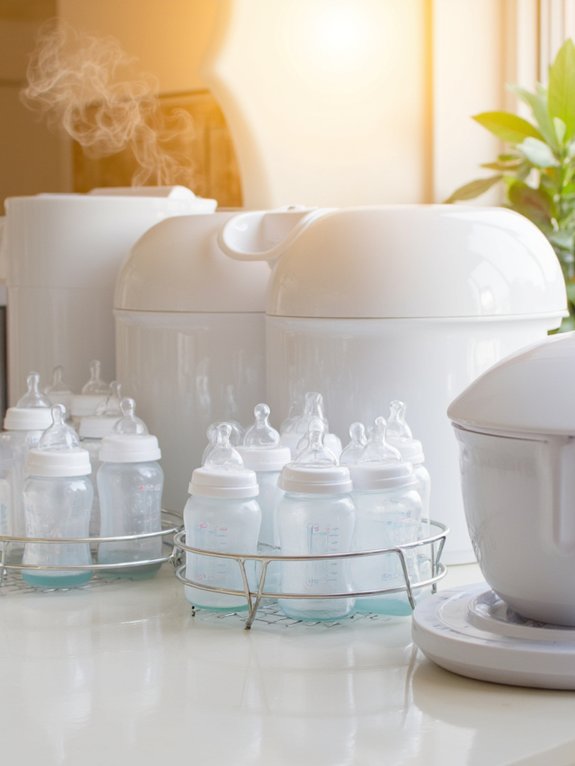 Best Sterilizers for Glass Baby Bottles. Bottle Sterilizers & Warmers