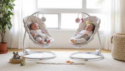 top twin baby swings