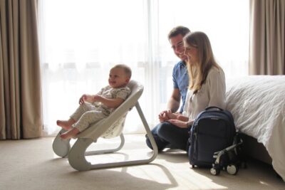 travel friendly baby bouncers