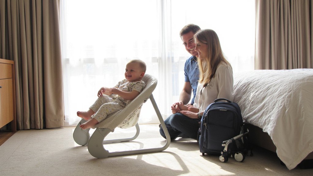 travel friendly baby bouncers
