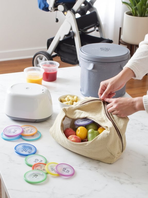 travel friendly baby food storage