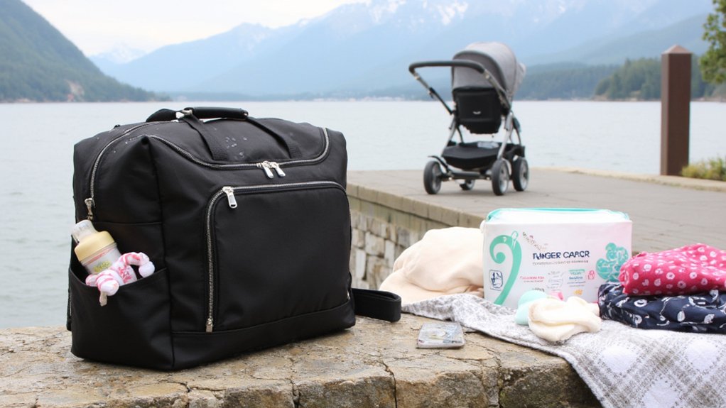 travel friendly waterproof diaper bags