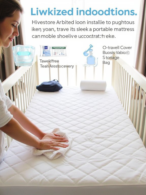 travel mattress cleaning tips