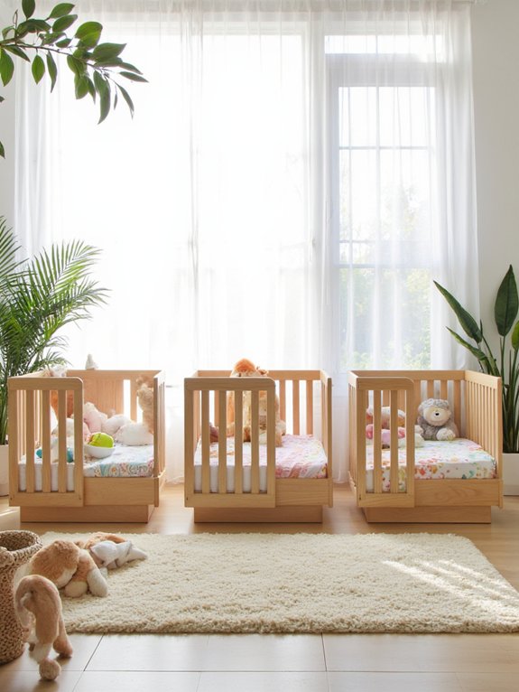 3 Best Twin Cribs Featuring Built-In Divider. Cribs