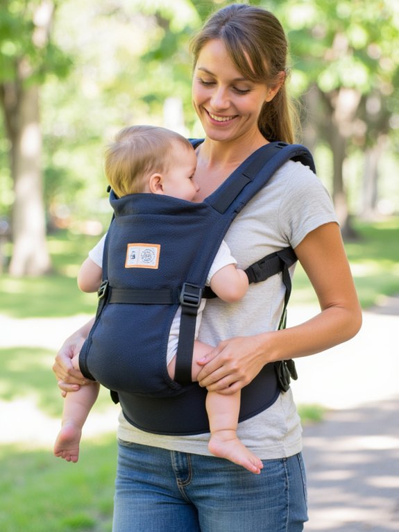 How to Use Baby Carriers With Hip Seat. Baby Carriers