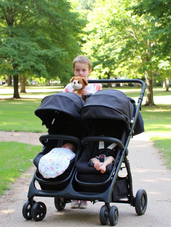 versatile double strollers available
