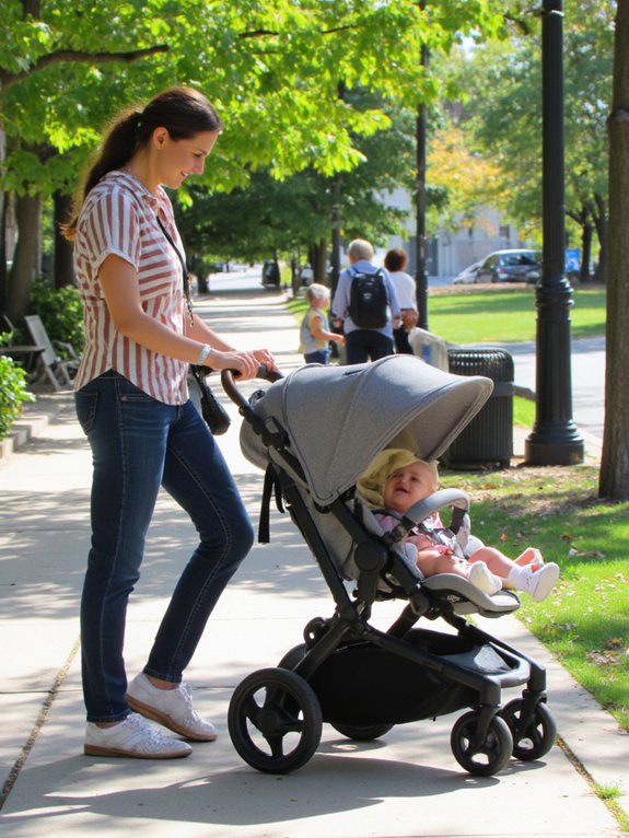 versatile stroller seating options