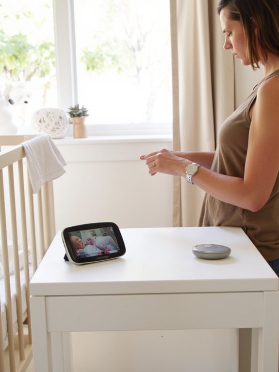 vibrating camera baby monitor