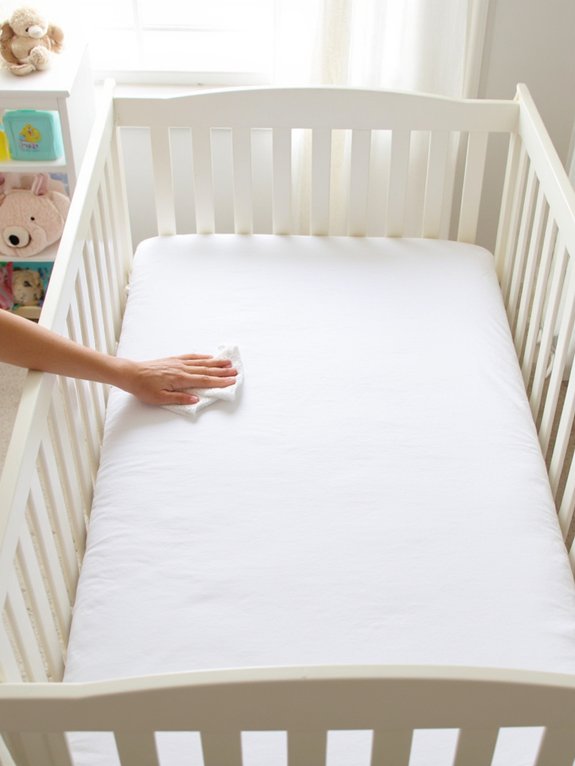 waterproof easy clean crib covers