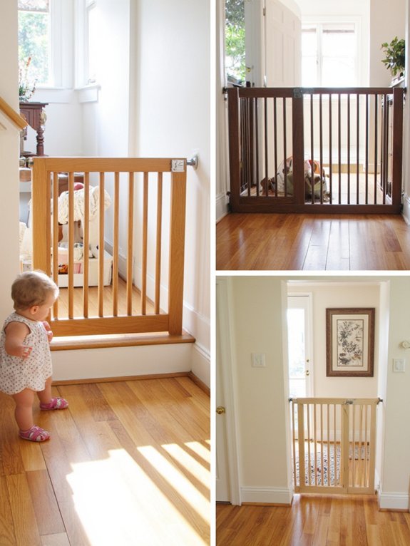 3 Best Wooden Baby Gates With Walk-Through Doors. Baby Gates & Safety Systems