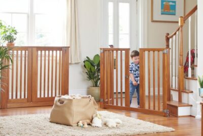 wooden baby gates selection